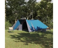 Tipi palapinė su stogu Mėlyna 660 x 456 x 200 cm tafta