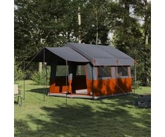 Šeimos palapinė 4 žmonėms Pilka ir oranžinė 324 x 255 x 230 cm