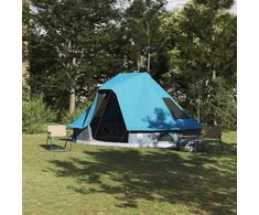 Tipi palapinė su stogu Mėlyna 466 x 310 x 240 cm tafta