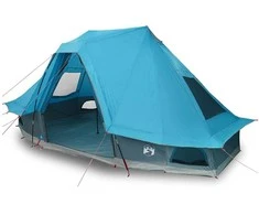Tipi palapinė su stogu Mėlyna 466 x 310 x 240 cm tafta