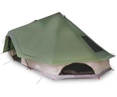 Tipi palapinė su stogu Žalia 680 x 430 x 270 cm tafta