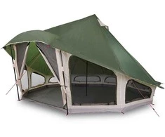 Tipi palapinė su stogu Žalia 508 x 470 x 300 cm tafta