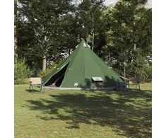 Tipi palapinė su stogu Žalia 560 x 560 x 300 cm tafta