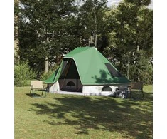 Tipi palapinė su stogu Žalia 466 x 310 x 240 cm tafta