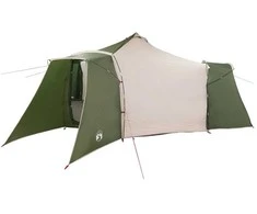 Tipi palapinė su stogu Žalia 492 x 492 x 275 cm tafta