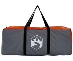 Vidinė palapinė Pilka ir oranžinė 520 x 520 x 190 cm tafta