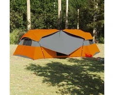 Vidinė palapinė Pilka ir oranžinė 520 x 520 x 190 cm tafta
