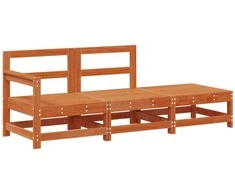 Sekcija sofa vienetai 3 Vienetas Vaško Ruda