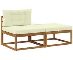 Sekcija sofa vienetai su pagalve 2 Vienetas Natūrali