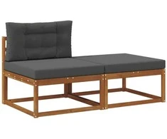 Sekcija sofa vienetai su pagalve 2 Vienetas Natūrali