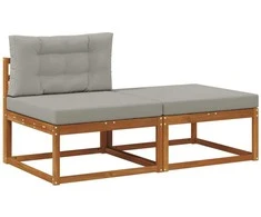 Sekcija sofa vienetai su pagalve 2 Vienetas Natūrali