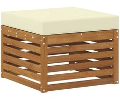 Sekcijos sofų komplektas 7 pcs Natūralus ir grietinėlė