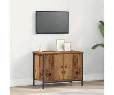 TV staliukas Televizoriaus spintelė Senovinis medis 60 x 35 x 45 cm