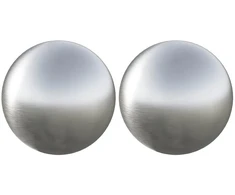 Šepečiu aptrauktas kamuolys 2 pcs Ø 15 cm Sidabrinė