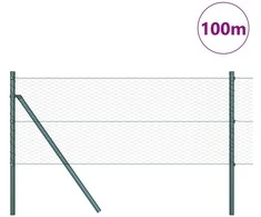 Heksagonalinė tvoros tvirtinimo sistema 100 x 0,6 m Pilka