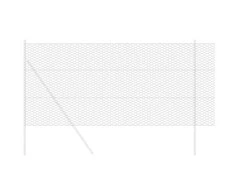 Heksagoninė tvora 1,4 x 10 m PVC Pilka