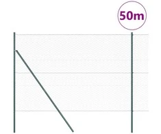 Lauko šešiakampė tvoros tvirtinimo sistema 50 x 1,5 m Pilka