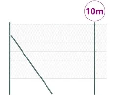 Heksagonalinė tvoros tvirtinimo sistema 10 x 1,5 m Žalia