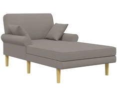 Šezlongas Taupe Audinys