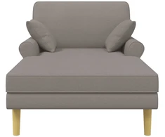 Šezlongas Taupe Audinys