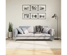 Shaggy kilimas PAMPLONA, kreminis, 160x230cm, aukšti šereliai
