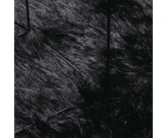Mexen Shaggy tipo kilimas, NAVARRA, 120x120 cm, juodos, poliesteris