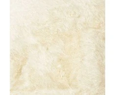 Shaggy tipo kilimas, NAVARRA, 240x240 cm, kreminis, poliesteris