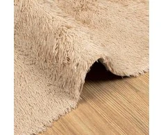 Shaggy tipo kilimas, NAVARRA, 80x150 cm, smėlio, poliesteris