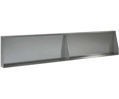 Sienelė 2 vnt. 100 x 12 x 50 cm Galvanizuotas plienas Sidabrinė