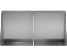 Sienelė 2 vnt. 40 x 12 x 30 cm Galvanizuotas plienas Sidabrinė