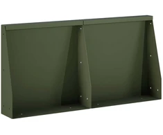 Sienelė 2 vnt. 40 x 12 x 30 cm Plienas Alyvuogių žalia