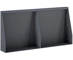 Sienelė 2 vnt. 40 x 12 x 30 cm Plienas Antracito