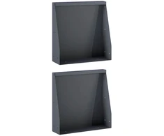 Sienelė 2 vnt. 40 x 12 x 50 cm Plienas Antracito