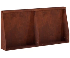 Sienelė 2 vnt. 40 x 12 x 50 cm Rūdijanti