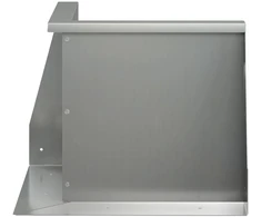 Sienelė 2 vnt. 50 x 50 x 40 cm Galvanizuotas plienas Sidabrinė