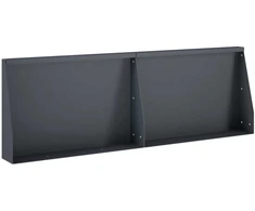 Sienelė 2 vnt. 60 x 12 x 30 cm Plienas Antracito