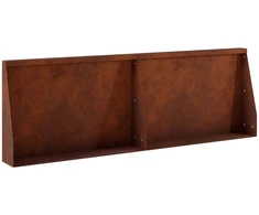 Sienelė 2 vnt. 60 x 12 x 30 cm Rūdijanti