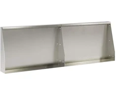 Sienelė 2 vnt. 60 x 12 x 40 cm Nerūdijantis plienas Sidabrinė