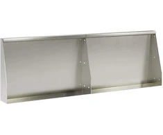 Sienelė 2 vnt. 60 x 12 x 50 cm Nerūdijantis plienas Sidabrinė