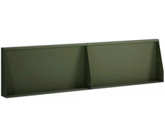 Sienelė 2 vnt. 80 x 12 x 40 cm Plienas Alyvuogių žalia