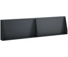 Sienelė 2 vnt. 80 x 12 x 40 cm Plienas Antracito