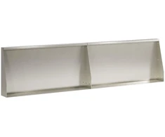 Sienelė 2 vnt. 80 x 12 x 50 cm Nerūdijantis plienas Sidabrinė