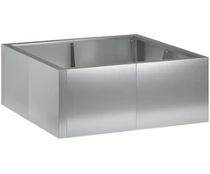 Sienelė 4 vnt. 100 x 100 x 30 cm Galvanizuotas plienas