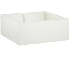 Sienelė 4 vnt. 100 x 100 x 30 cm Plienas Balta