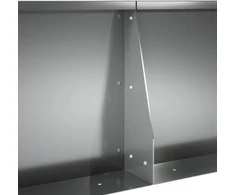 Sienelė 4 vnt. 100 x 100 x 40 cm Galvanizuotas plienas