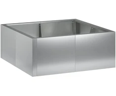 Sienelė 4 vnt. 100 x 100 x 50 cm Galvanizuotas plienas