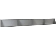 Sienelė 4 vnt. 100 x 12 x 50 cm Galvanizuotas plienas Sidabrinė