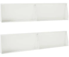 Sienelė 4 vnt. 100 x 12 x 50 cm Plienas Balta