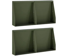 Sienelė 4 vnt. 40 x 12 x 30 cm Plienas Alyvuogių žalia