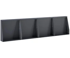 Sienelė 4 vnt. 40 x 12 x 30 cm Plienas Antracito